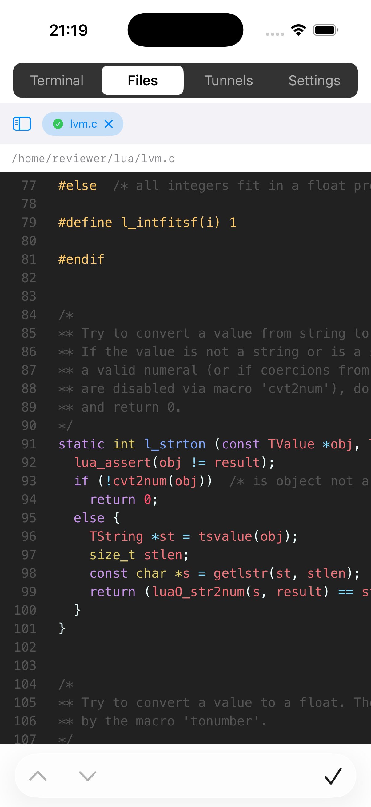 Ubicode remote code editor